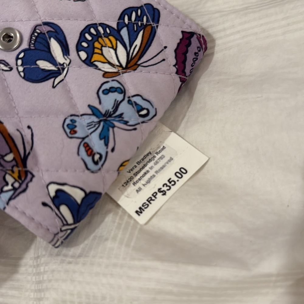 VERA BRADLEY Small Tab Wallet “Wing in Flight” NWT - Picture 5 of 5
